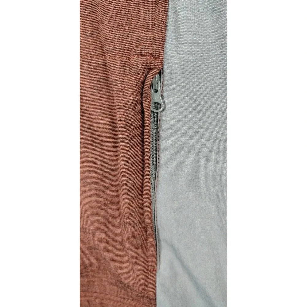 VOORMI Merino Wool Mock Neck 1/4 Zip Pullover USA Thermal Midlayer Mens XL